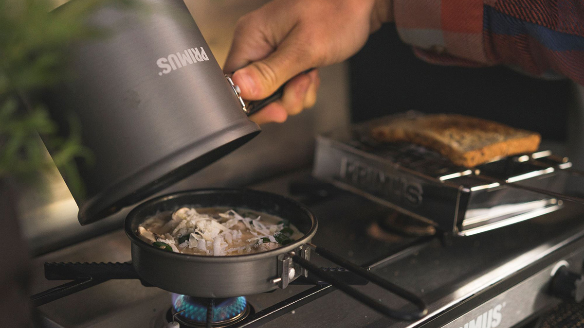 Turystyczna menażka z anodyzowanego aluminium Primus Litech Trek Kettle